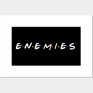 Enemies 90s Friends Parody/Homage Posters and Art